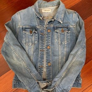 J Brand shrunk-fit denim jacket